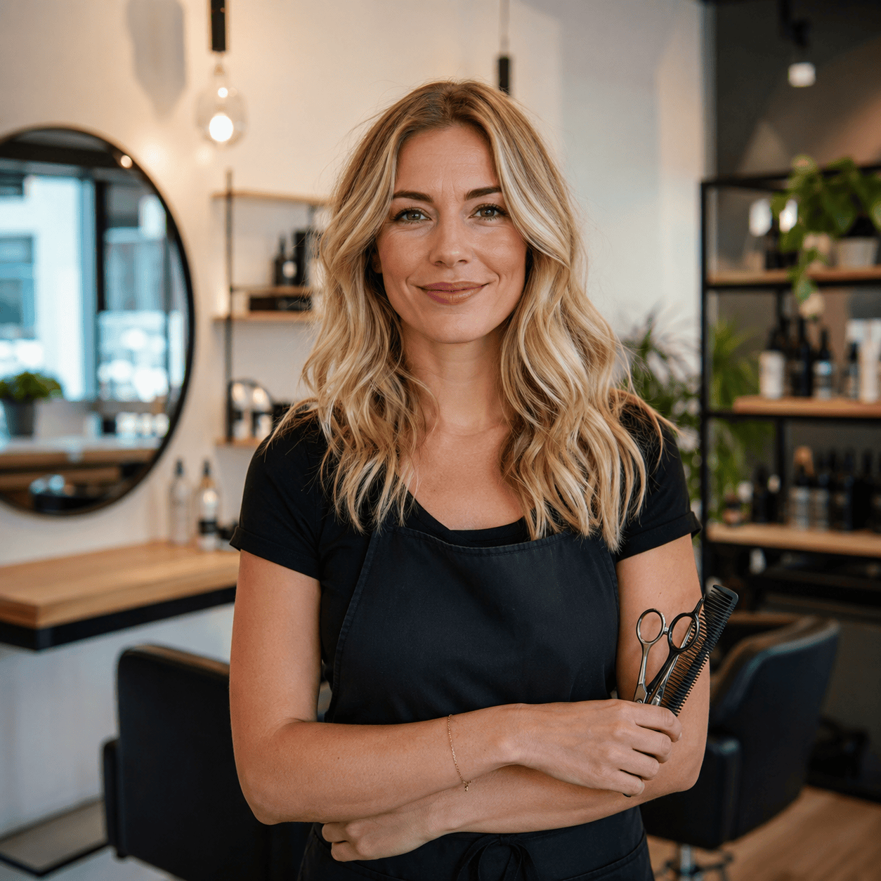 Hairdresser portrait